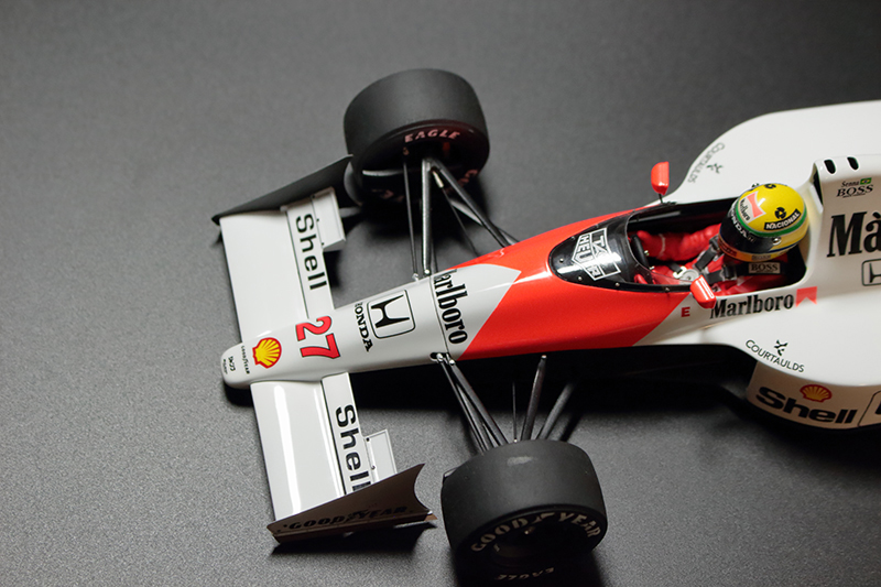 1/20 Tamiya McLaren MP4/5B 完成 | Kenji's Scale Model Workshop